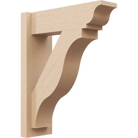 Ekena Millwork 5 1/2-in W x 16-in D x 20-in H Funston Trad Rough Cedar Woodgrain TimberThane Outlooker, Primed Tan OUTUR055X16X20FST04RCPR